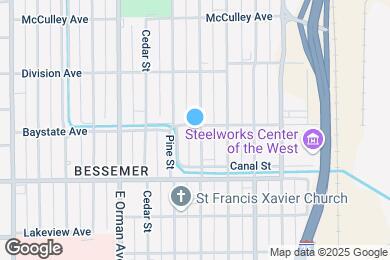 Map image of the property - 608 Baystate Ave