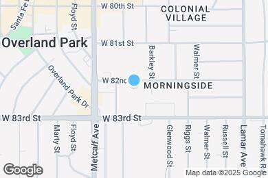 Map image of the property - 6825 W 82nd St