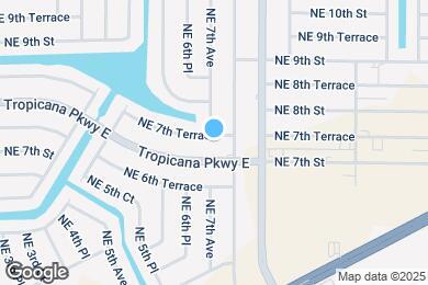 Map image of the property - 708 NE 7th Terrace