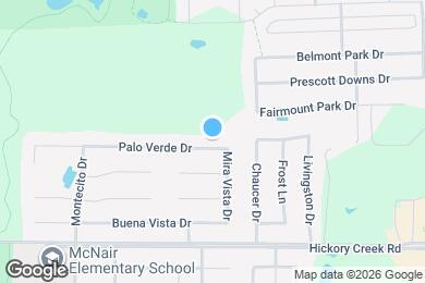 Map image of the property - 1713 Palo Verde Dr