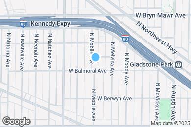 Map image of the property - 5413 N Mobile Ave