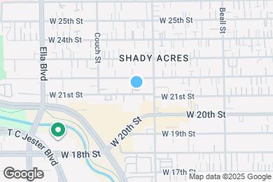 Map image of the property - 1327 W 21st St