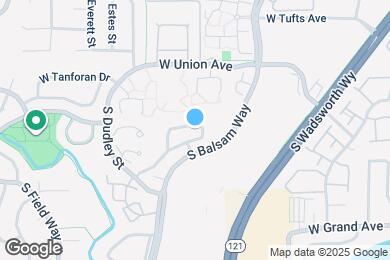 Map image of the property - 4875 S Balsam Way