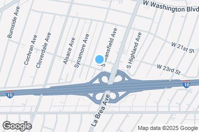 Map image of the property - 2333 S Mansfield Ave