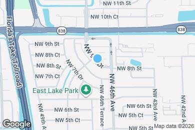 Map image of the property - 4730 NW 9th Dr