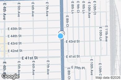 Map image of the property - 791 E 43rd St