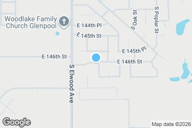 Map image of the property - 14600 S Maple Pl