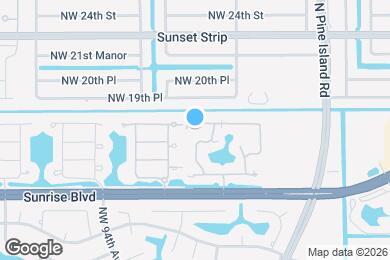 Map image of the property - 9151 W Sunrise Blvd