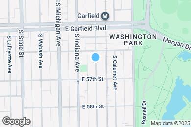 Map image of the property - 5644 S Prairie Ave