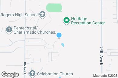 Map image of the property - 13106 89th Ave E