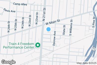 Map image of the property - 222 Cambria St