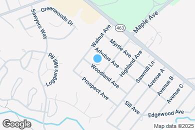 Map image of the property - 506 Woodland Ave