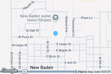 Map image of the property - 113 E Poos Dr