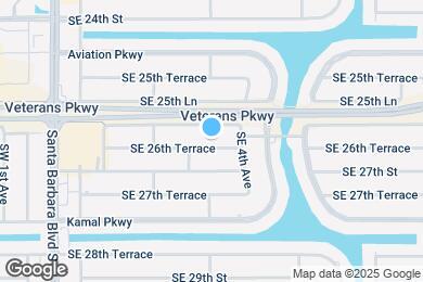 Map image of the property - 313 SE 26th Terrace