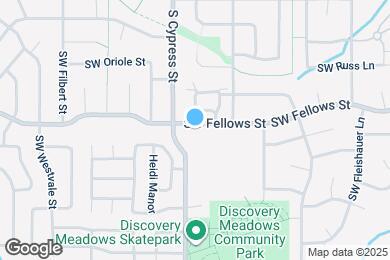 Map image of the property - 1668 SW Fellows St