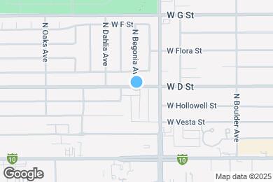 Map image of the property - 1141 W D St