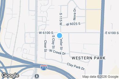 Map image of the property - 6132 S Cedar St