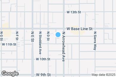Map image of the property - 1117 N Mayfield Ave