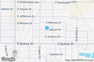 Map image of the property - 414 E Madison St
