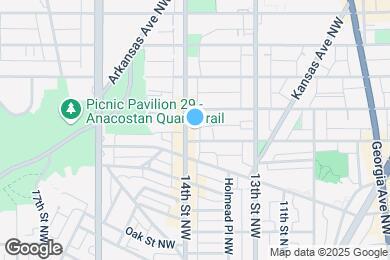 Map image of the property - 3817 14th St NW