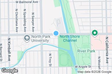 Map image of the property - 5152 N Albany Ave