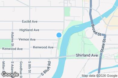 Map image of the property - 302 Bluff St