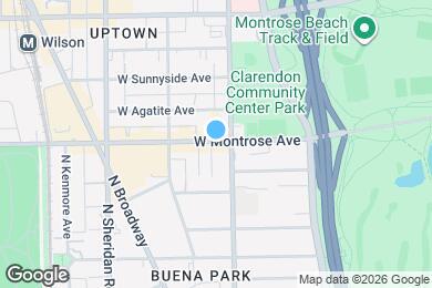 Map image of the property - 817 W Montrose Ave