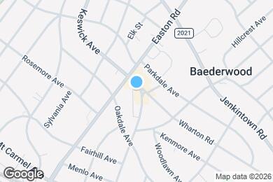 Map image of the property - 278 N Keswick Ave