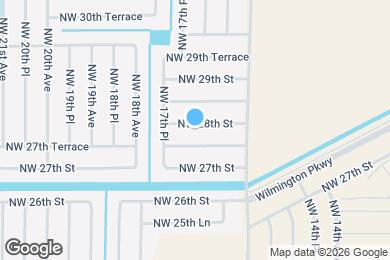 Map image of the property - 1706 NW 28th St