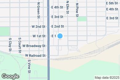 Map image of the property - 174 S Walnut St