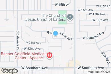 Map image of the property - 1866 W 20th Ave