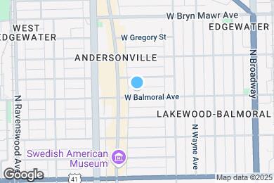 Map image of the property - 1458 W Balmoral Ave