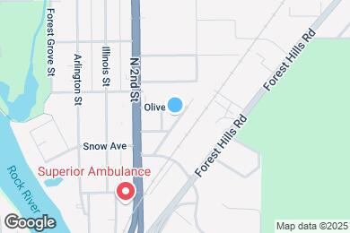 Map image of the property - 529 Olive Ct