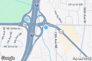 Map image of the property - 20329 14th Ave NE