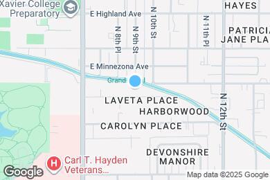 Map image of the property - 910 E Roma Ave