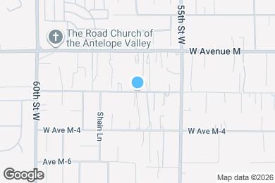 Map image of the property - 5603 W Avenue M2