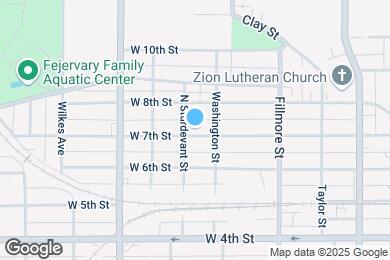 Map image of the property - 1522 W 7th St