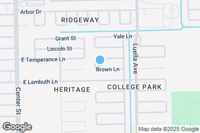 Map image of the property - 722 E Brown Ln