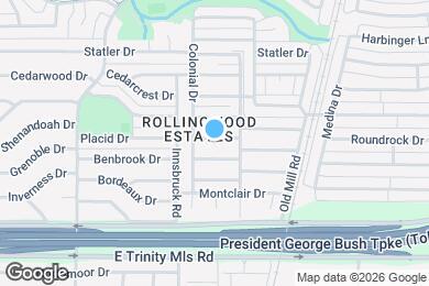 Map image of the property - 2208 Placid Dr