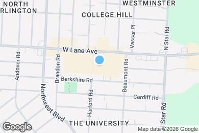 Map image of the property - 1675 W Lane Ave
