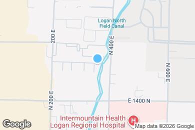 Map image of the property - 386 E 1530 N