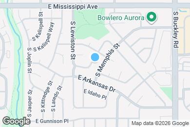 Map image of the property - 1276 S Lewiston Way