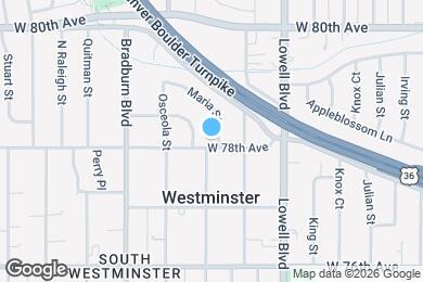 Map image of the property - 3735 w 78th Ave