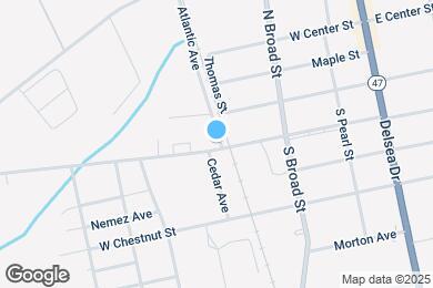 Map image of the property - 305 W Clayton Ave