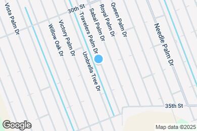 Map image of the property - 3132 Travelers Palm Dr