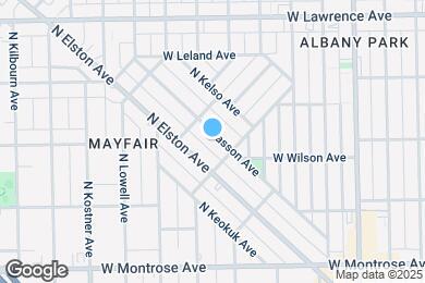 Map image of the property - 4616 N Kasson Ave