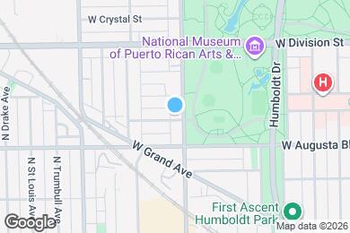 Map image of the property - 1038 N Kedzie Ave
