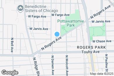 Map image of the property - 7320 N Rogers Ave
