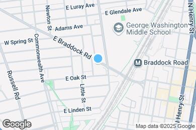Map image of the property - 305 E Braddock Rd