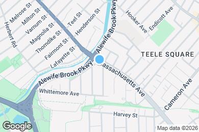 Map image of the property - 2592 Massachusetts Ave
